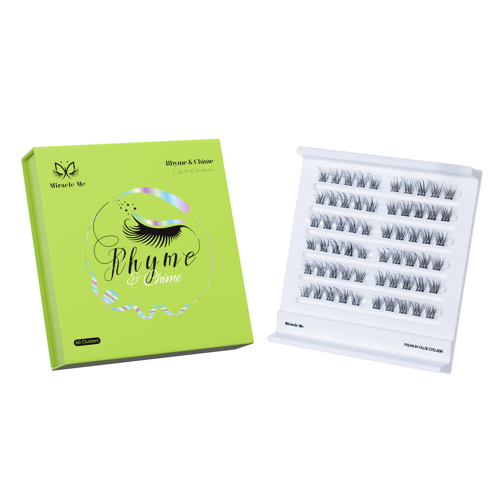 rhyme & chime false cluster eyelash by Miracle Me